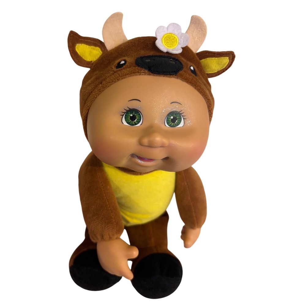 Cabbage‎ Patch Kids Cuties thumb suck doll 9" Briggs the Bull farm friends plush